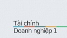 Bài thuyết trình: Phân tích tình hình tài chính công ty Cổ phần sữa Vinamilk