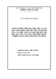 Sáng kiến kinh nghiệm: Kinh nghiệm triển khai học tập và làm theo tấm gương đạo đức Hồ Chí Minh để nâng cao hiệu quả giáo dục đạo đức cho học sinh của giáo viên chủ nhiệm lớp ở trường THPT Ba Đình