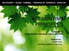 Lecture Accounting principles – Chapter 14: Corporations: Additional topics and IFRS
