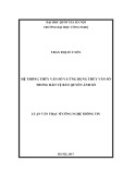 Luận văn Thạc sĩ Công nghệ thông tin: Hệ thống thủy vân số và ứng dụng thủy vân số trong bảo vệ bản quyền ảnh số