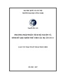 Luận văn Thạc sĩ Kỹ thuật phần mềm: Phương pháp phân tích mã nguồn và sinh dữ liệu kiểm thử cho các dự án C/C++