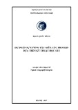 Luận văn Thạc sĩ Công nghệ thông tin: Dự đoán sự tương tác giữa các protein dựa trên kỹ thuật học sâu