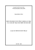 Luận án Tiến sĩ Cơ kỹ thuật: Phân tích phi tuyến tĩnh và động lực học của tấm chữ nhật FMG trên nền đàn hồi