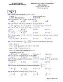 Đề thi khảo sát môn Toán lớp 10 năm 2018-2019 lần 3 - THPT Nguyễn Viết Xuân - Mã đề 206
