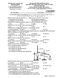 Đề thi thử THPT QG môn Hóa học năm 2018-2019 lần 1 - Sở GD&ĐT Ninh Bình - Mã đề 020
