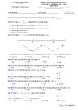 Đề thi thử THPT QG môn Toán năm 2018-2019 lần 1 - Sở GD&ĐT Ninh Bình - Mã đề 009