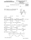 Đề thi KSCL môn Toán lớp 12 năm 2018-2019 lần 3 - THPT Nguyễn Viết Xuân - Mã đề 301