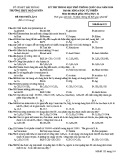 Đề thi thử THPT Quốc gia môn Hóa học năm 2018-2019 lần 1 - THPT Ngô Quyền - Mã đề 122
