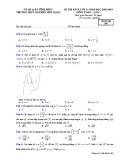 Đề thi KSCL môn Toán lớp 12 năm 2018-2019 lần 3 - THPT Nguyễn Viết Xuân - Mã đề 108