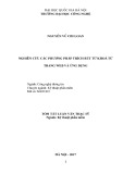 Tóm tắt Luận văn Thạc sĩ Công nghệ thông tin: Nghiên cứu các phương pháp trích rút từ khoá từ trang web và ứng dụng