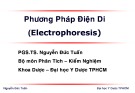 Bài giảng Phương pháp điện di