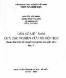 Nghiên cứu xã hội học và dân số Việt Nam (Tập 2): Phần 1