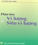 Giới thiệu về phân bón vi lượng và siêu vi lượng: Phần 1