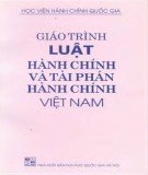 Giáo trình Luật hành chính và tài phán hành chính Việt Nam: Phần 2