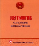 Các văn bản hướng dẫn thi hành Luật thanh tra: Phần 2