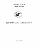 Tập bài giảng Nghề đấu giá: Phần 2