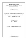 Tóm tắt Luận án Tiến sĩ Kinh tế: Các nhân tố ảnh hưởng đến việc trình bày lại báo cáo tài chính sau kiểm toán trong các công ty niêm yết ở Việt Nam