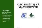 Bài giảng Các thiết bị và mạch điện tử: Chương 4 - Trương Văn Cương