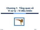 Bài giảng Vi xử lý - Vi điều khiển: Chương 1 - ThS. Phan Đình Duy