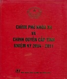 Chính quyền cấp tỉnh nhiệm kỳ 2004-2011 và Chính phủ khóa XII: Phần 2