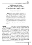 Ngành chăn nuôi trước thách thức Việt Nam gia nhập Cộng đồng Kinh tế ASEAN (AEC)