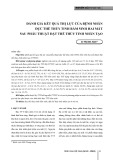 Đánh giá kết quả thị lực của bệnh nhân đục thể thủy tinh bẩm sinh hai mắt sau phẫu thuật đặt thể thủy tinh nhân tạo