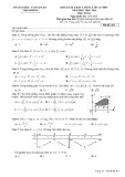Đề KSCL ôn thi THPT Quốc gia môn Toán năm 2019 có đáp án - Sở GD&ĐT Thanh Hóa