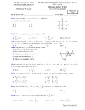 Đề thi thử THPT Quốc gia môn Toán năm 2019 có đáp án - Trường THPT chuyên Đại học Vinh (Lần 1)