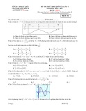 Đề thi thử THPT Quốc gia môn Toán năm 2019 có đáp án - Sở GD&ĐT Bạc Liêu (Lần 1)