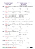 Đề thi thử THPT Quốc gia môn Toán năm 2019 có đáp án - Trường THPT chuyên Quang Trung (Lần 2)