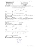 Đề thi thử THPT Quốc gia môn Toán năm 2019 có đáp án - Trường THPT chuyên Thái Bình (Lần 1)