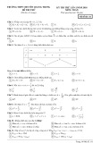 Đề thi thử THPT Quốc gia môn Toán năm 2019 có đáp án - Trường THPT chuyên Quang Trung (Lần 1)