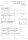 Đề thi thử THPT Quốc gia môn Toán năm 2019 có đáp án - Sở GD&ĐT Hà Tĩnh