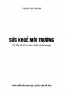 Giáo trình Sức khỏe môi trường (In lần thứ 2 có sửa chữa, bổ sung): Phần 1