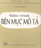 Giáo trình Biên mục mô tả: Phần 2