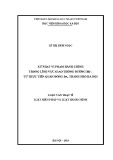 Luận văn Thạc sĩ Luật học: Xử phạt hành chính trong lĩnh vực giao thông đường bộ - Từ thực tiễn quận Đống Đa, Thành Phố Hà Nội