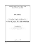 Luận văn Thạc sĩ Luật học: Tội hủy hoại rừng theo pháp luật hình sự Việt Nam từ thực tiễn tỉnh Bình Định