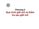 Chương 5: Quá trình giết mổ và kiểm tra sau giết mổ