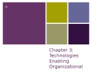 Lecture Business intelligence: Practices, techologies, and management – Chapter 3: Technologies enabling organizational memory