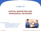Lecture Fundamental accounting principles (20/e): Chapter 25 - Wild, Shaw, Chiappetta