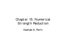Lecture VLSI Digital signal processing systems: Chapter 15 - Keshab K. Parhi
