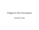 Lecture VLSI Digital signal processing systems: Chapter 8 - Keshab K. Parhi