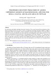 Phosphorus recovery from urine by adding difference sources of magnesium ion, applying for rural, coastal and island areas in Vietnam