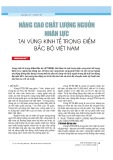 Nâng cao chất lượng nguồn nhân lực tại vùng kinh tế trọng điểm Bắc Bộ Việt Nam