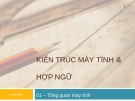 Bài giảng Kiến trúc máy tính và hợp ngữ - Chương 1: Tổng quan máy tính