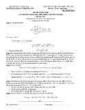 Đề thi tuyển sinh lớp 10 THPT chuyên ĐHSP môn Toán năm 2019-2020 - Trường Đại Sư phạm Hà Nội