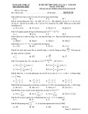 Đề thi thử THPT QG môn Toán năm 2019 lần 2 - Sở GD&ĐT Nghệ An - Mã đề 119