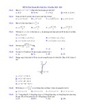 Đề thi thử THPT QG môn Toán năm 2019 - THPT Chuyên Bắc Ninh - Lần 1