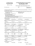 Đề thi thử THPT QG môn Vật lí năm 2019 lần 2 -  Sở GD&ĐT Nghệ An - Mã đề 215