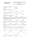 Đề thi thử THPT QG môn Toán năm 2019 - THPT Tứ Kỳ - Hải Dương
